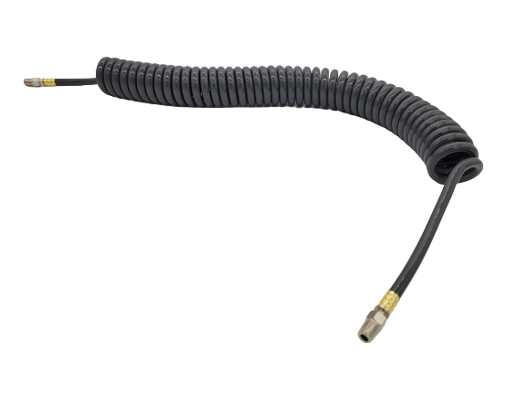 Heavy Duty Coil Hose with Fittings (25 Feet)